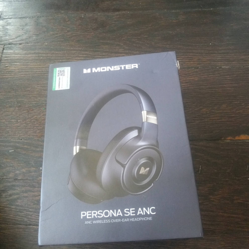 Monster (MH22216) Persona SE ANC Wireless Over-Ear Headphones, Black